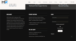 Desktop Screenshot of mfxcenter.net