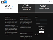 Tablet Screenshot of mfxcenter.net